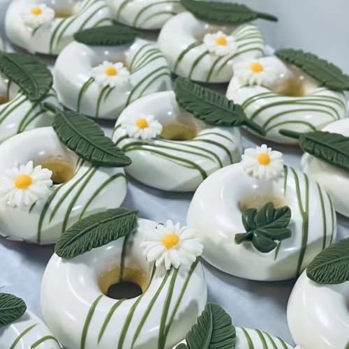 ZiXiang Rose Flower Silicone Molds Daisy Flower Fondant Mold Set Of 4 - color: Style A