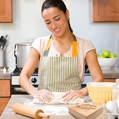 MOTEERLLU Wooden Springerle Cookie Molds for Baking, Violet - style: Violet