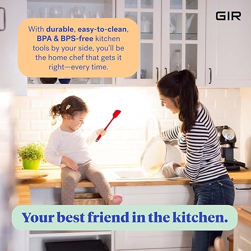 GIR: 5-Piece Silicone Ultimate Kitchen Utensils Set – Red - color: Red, size: 5 - Piece Set