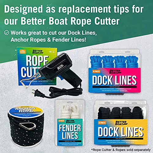 2 Pack Hot Knife Rope Cutter Heads, Soldering Iron Cutting Tip Replacement - style: Extra Tips