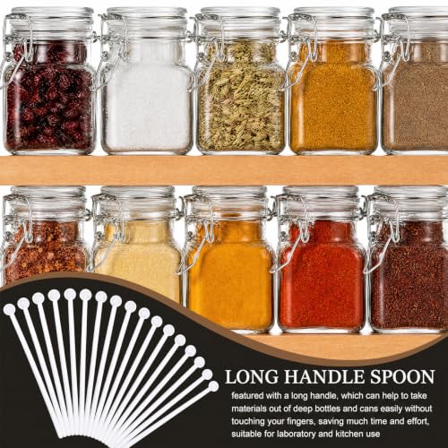 Chengu 200 Pieces Measuring Spoons 1/32 Teaspoon Micro Scoops 0.15 ml