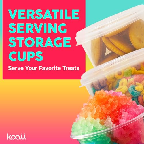 6 Pack Shaved Ice Molds for Hawaiian Shaved Ice Snow Cone Treats. Extra Lids Plus 6 Bottle Pouring Spouts. BPA-free reusable Cups with Lids for Easy Stacking & Storing. Freeze More Serve More. - size: 6 Set Plus Spouts
