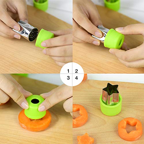 Hhyn Sandwich Cutters Set for Kids, 12 PCS
