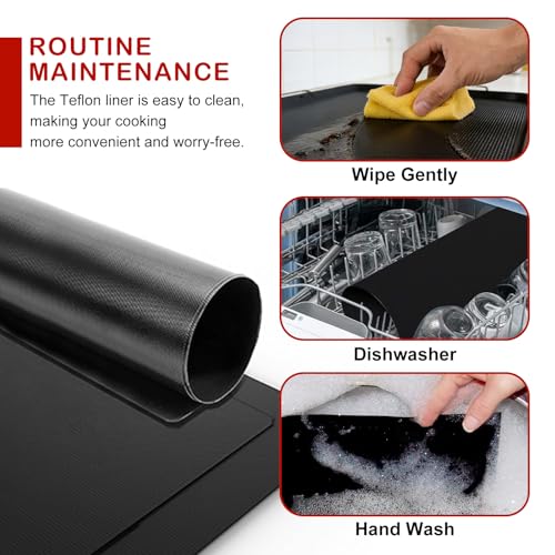 5 Pcs Reusable Air Fryer Crumb Tray Liners Compatible with Gourmia GTF7460 Toaster Oven Air Fryer Combo, Heat Resistant Nonstick Teflon Drip Pan Liners for Gourmia Accessories - size: Reusable Crumb Tray Liners