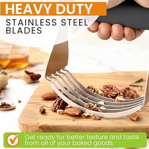 Spring Chef XL Pastry Blender, Durable Dough Blender For Baking - Black - color: Black, size: XL | Classic