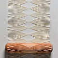 MKM Pottery Tools Wood Big Hand Rollers for Clay (BHR-102 Field Pattern) - color: BHR-102 Field Pattern