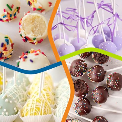 150 Count 4 INCH White Paper Lollipop Sticks,Cake Pop Sticks,Sucker Sticks for Cookies,Rainbow Candy,Chocolate,Cake Topper(Dia 3.5mm) - size: 4 Inch (Pack of 150)