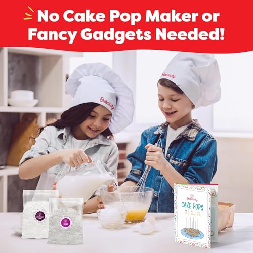 Baketivity Cake Pops Kids Baking Kit with Pre-Measured Ingredients - color: Delicious Cake Pops