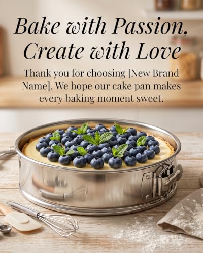 9 Inch Springform Pan, Nonstick Cheesecake Pan with Removable Bottom - size: 9 Inch Silver
