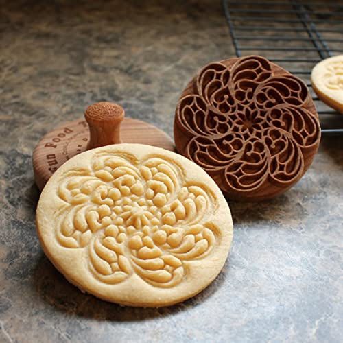 Large Wood Cookie Stamp, 3.1 inch (Milan Duomo CS8-015) - color: Milan Duomo CS8-015