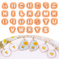 Puocaon Letters Polymer Clay Cutters - 26 Pcs Uppercase & Lowercase Letters for Jewelry, 3D Print & More