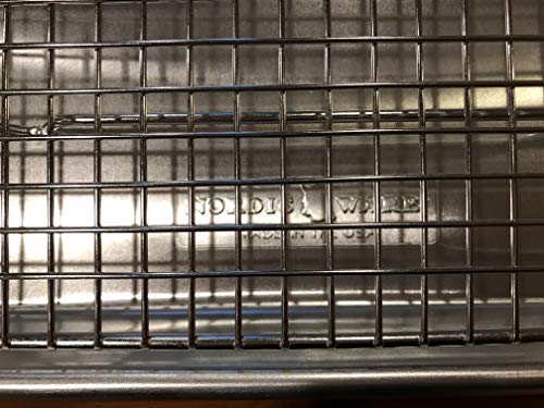 Stainless Steel Cooling Rack - Heavy Duty & Oven Safe, Good for Cooling, Baking & Roasting - Fits Standard Jelly Roll Baking Pans - Perfect for Cookies, Cakes & More (10" x 14.75") - size: 10" x 14.75"