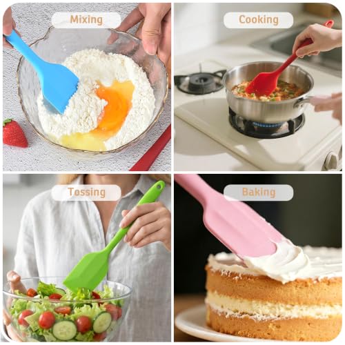 Silicone Spatula Heat Resistant 11 inch Rubber Spatula - (4-Piece)