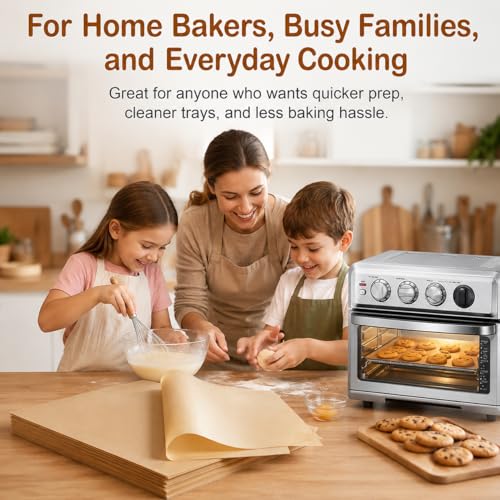 Precut Parchment Paper Sheets 100pcs Unbleached Baking Paper 11.8x15.7In