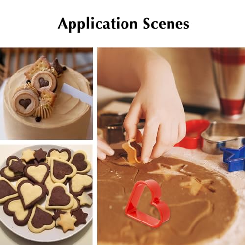 Cookie Cutter Set, 24-Piece Mini Baking Molds, 2in