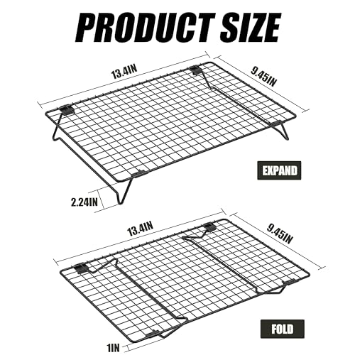 Cooling Racks for Cooking and Baking,13.4x9.4 Inch 2-Pack