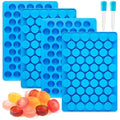 JOERSH Round Candy Molds, 220 Cavities, 4Pcs - style: Round