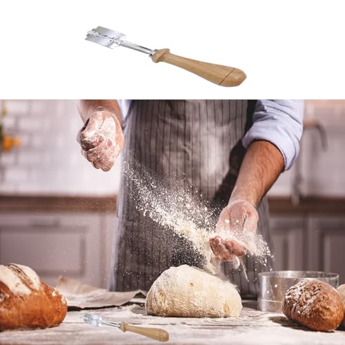 Bread Lame, Stainless Steel Bread Lame Dough Scoring Knife, Premium Sourdough Scoring Tool Bread Scorer with 10 Razor Blades for Scoring Sourdough Bread.