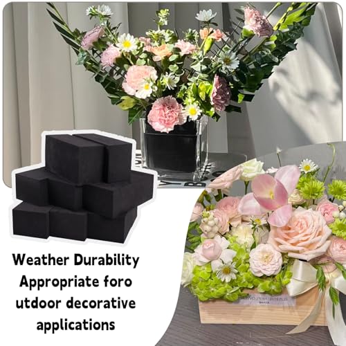 8 Piece Reusable Floral Foam Blocks, 7.8 x 3.5 x 2.4 Inch, Water Resistant, for Artificial Flower Arrangements, Outdoor Planters, Wedding Decor (8, 7.8 x 3.5 x 2.4) - size: 7.8 x 3.5 x 2.4