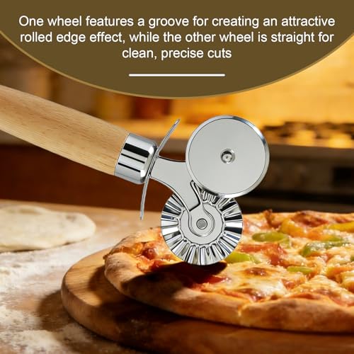 Pasta Cutter with Double Wheel For Cracker Dumpling