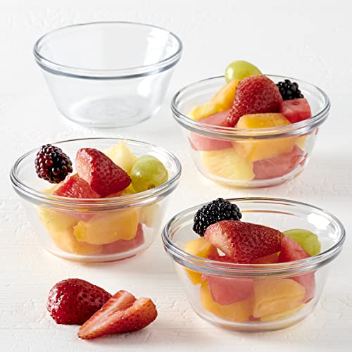 Anchor Hocking 6-Ounce Glass Custard Cups, Set of 4 - style: Custard Cups with No Lids
