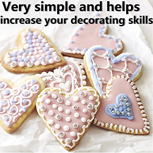Cake Decorating Pen Tool Kit Pastry Bag DIY Cake Deco Tools Kit Pastry Icing Pen Piping Kit Bags(Blue) - color: Blue