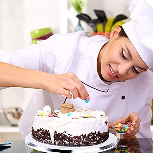 Uten Cake Stand 12 Inch, Turntable Aluminium Alloy for Decorating, Display