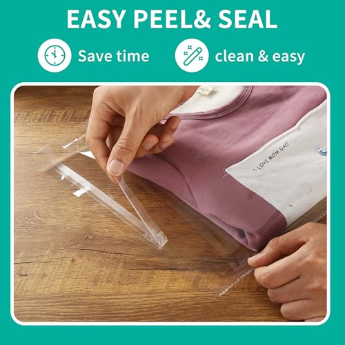 iMailer 1000 Pack 6" x 9" Cellophane Bags Self Sealing