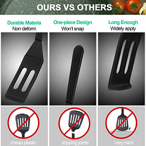Patelai Mini Brownie Serving Spatula Silicone, Black, 2 Pieces - color: Black