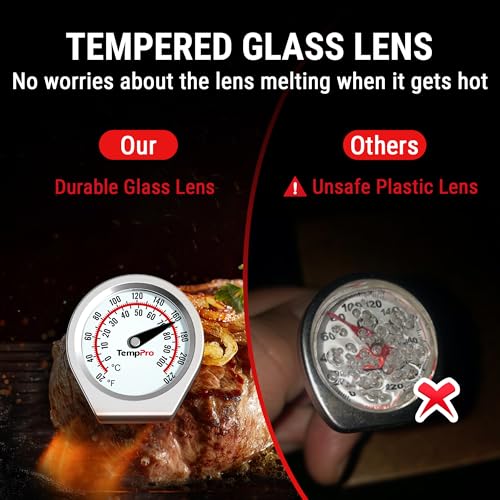 TempPro Dial Instant Read Meat Thermometer for Cooking - size: Anlog