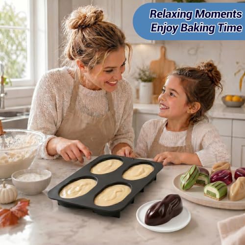3D Pistachio Silicone Mousse Mold, 6-Cavity Baking Mold - color: black-001