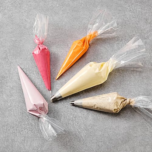 Disposable Piping Bags, 12 Inch Cake Decorating Bags, Anti-Burst Pastry Bags for Cakes and Cookies, Pack of 100 - size: 12 inch