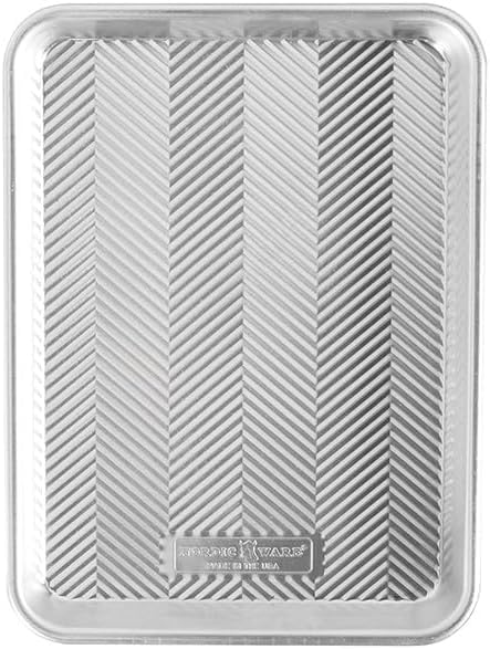 Nordic Ware Prism Baking Quarter Sheet, Natural (Pack of 6) - size: 6 Pack, style: Quarter Sheet