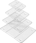 4Pcs Cooling Rack, Stainless Steel Baking Racks, 4 Various Sizes