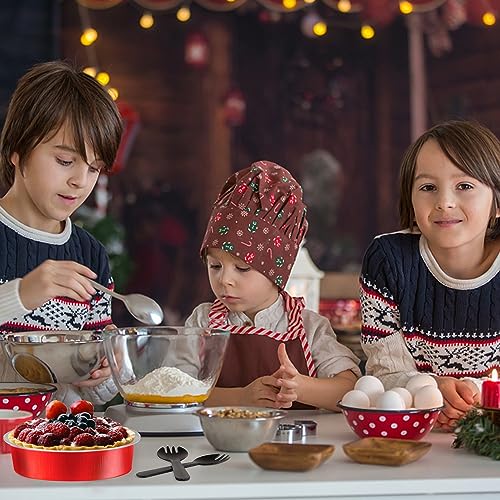 LNYZQUS 8oz Mini Pie Tins with Lids 50 Pack, 4 Inch Individual Cake Pans - color: Red