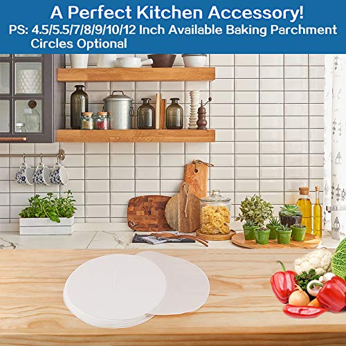 4.5 Inch Round Hamburger Patty Paper, 200 Count Burger Separator Sheets - size: 4.5inch