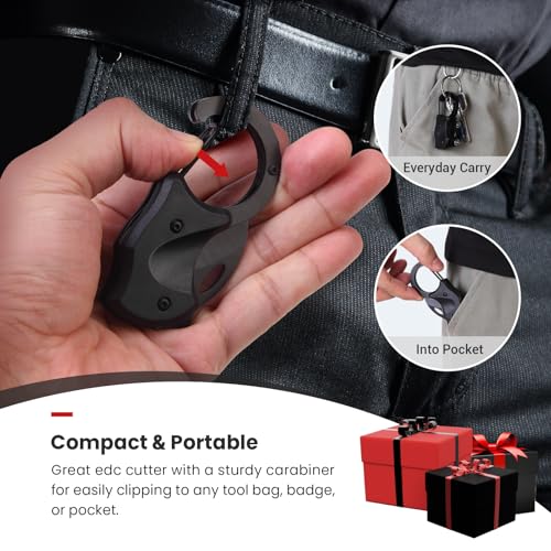 FUNBRO Edc Box Cutter - color: 1 Pack Black Gift