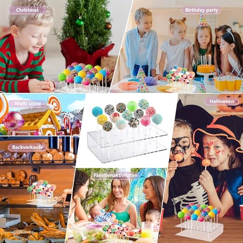 Cake Pop Supplies Kits With Stand Sticks Mold, Thanksgiving Gifts - size: 336 pcs