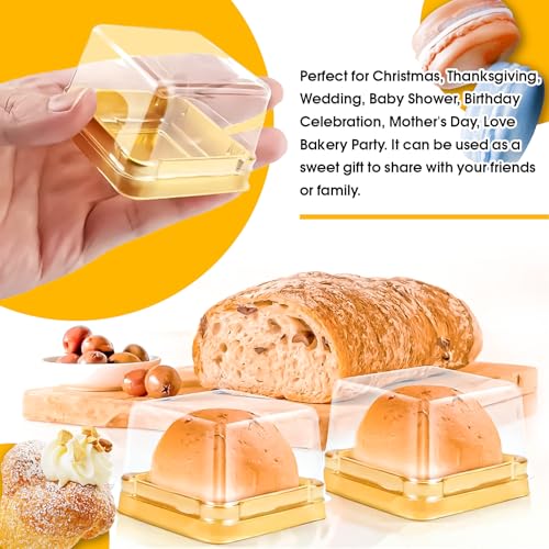 BenRan 100g Mooncake Box, 3 inch Mini Flan Containers - size: 100g