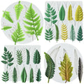 Tropical Leaf Silicone Molds Fern Leaf Fondant Mold Set Of 4 - color: Style I