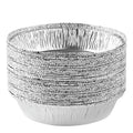 PLASTICPRO 7'' Inch Round Tin Foil Pans Disposable Aluminum Pack of 20 - size: 7'' Round