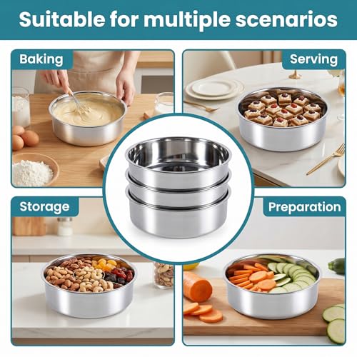 Cake Pan, Set of 6, 6 Inch, Round