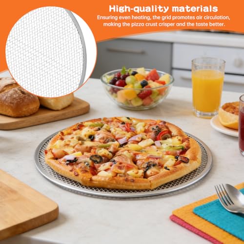 3Pcs 12 Inch Pizza Pan, Pizza Screen for Oven, Daily Baking & Family Meals