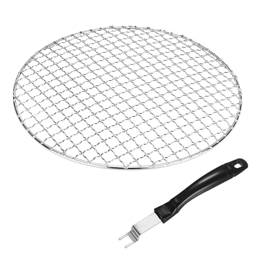 M METERXITY 1-Set Cooling Racks 10.2" Round 201 Stainless Steel, Silver - size: 10.2 Inch