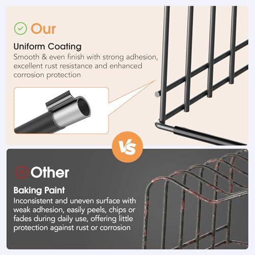 ORDORA 2PC Cutting Board Organizer Holder, Baking Sheet Rack for Kitchen - size: 5Slot-2 Pack