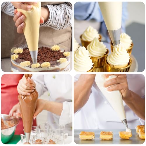 LotFancy 18 Inch Piping Bags, 100PCS Thickened Disposable Pastry Bags - size: 18 inch (Pack of 100)