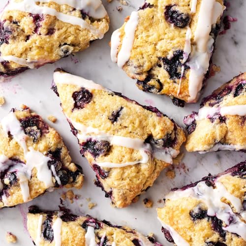 Silicone Scone Pan 6-Cavity, 2-Pack Non-Stick Scone Baking Pan, Heat Resistant for Baking Biscuits, Scones, Cookies, Dishwasher Safe, Gray (Gray)