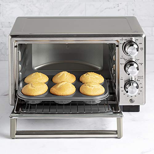 Ecolution Non-Stick Toaster Oven Bakeware Set 4-Piece, Carbon Steel, Easy to Clean and Perfect for Single Servings, Gray - color: Gray