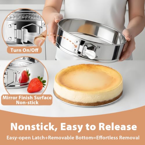 Nonstick Springform Pan 9 Inch Spring Form Pan for Cheesecake