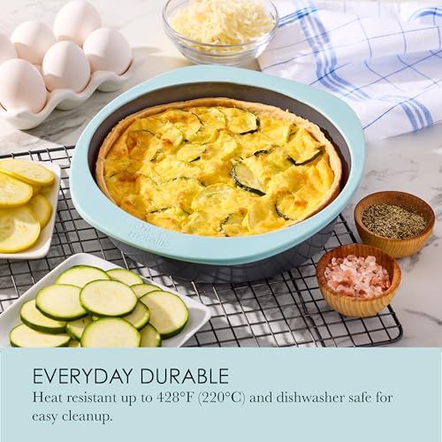 Chicago Metallic 8 Inch Silicone Round Cake Pan - style: Round Cake Pan